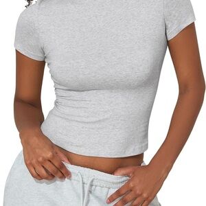 Gray Women's Top
